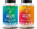 Eu Natural Next Gen Multivitamin Bundle für ihn & Her- Optimierte tägliche Unterstützung für Energie, Herz, Knochen, Haar & Haut Gesundheit und mehr