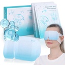 LC-dolida 14 Packs Hyaluronsäure Dampf Augenmaske Beheizte Augenmaske für trockene Augen Einweg-selbstheizende Augen-Dampf-Maske für Schlafsäle Reise Business Trip Supplements Relaxation Geschenke für Frauen, Männer
