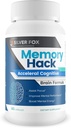 Memory Hack - Accelerale kognitive Gehirnformel - Unterstützung Psychische Ausdauer und Fokus - mit Taurine & weitere leistungsfähige natürliche Inhaltsstoffe - Nootropic Brain Booster