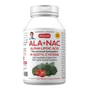ANDREW LESSMAN ALA + NAC Alpha Lipoic Acid mit N-Acetyl-Cystein 60 Kapseln - Ultra-High Potency, Anti-Oxidant-Unterstützung für Nervensystem, Herz, Gehirn, Leber, Nieren, Lunge, Energie. Keine Zusatzstoffe