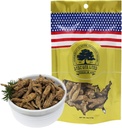 DOL Handgewählte Amerikanische Wisconsin Farmed Ginseng Root | Long Small |الو州و州و州و西الوالوربي 西 Cultivated Wisconsin American Ginseng (Small 4oz/Bag)