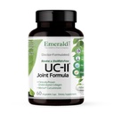 EMERALD LABS UC-II Gemeinsame Formel - Hergestellt mit ungesättigten Collagen Typ II, Bioperine, Curcuminoids & More für Muskel- & Gelenkgesundheit & Mobilität & Flexibilität Unterstützung - 60 Gemüsekapseln