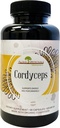 Aloha Medicinals Pure Cordyceps, Certified Organic Mushroom Supplement, unterstützt Immunität und Energie, Packung von 1, 90 Kapseln