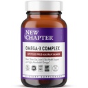 New Chapter Omega-3-Komplex, 1000mg Softgels, Fischöl-Ergänzung Wilder Alaska-Lachs für Herz, Gehirn, Auge, Joint & Skin Health Support - 30 Count