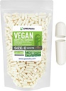 XPRS Nutra Size 0 Capsule Vuoti - 1000 Conta Capsule Vegan Vuoti - Pillole Vegetariane - Riempimento di Capsule Vegetali fai-da-te - Capsula Pillola Veggie per Integratori Do-It-Yourself (bianco)