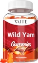 Wild Yam Root Gummies 1000mg – Dioscorea Villosa Kräuterergänzung für Damen – Menopause & Hormonal Balance Unterstützung – Unterstützt Frauen Wellness – Non-GMO, Glutenfrei, Vegan – 60 Chewables