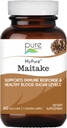 PURE ESSENCE LABS MyPure Maitake Pilze - Konzentrierte Maitake Pilzpulver-Ergänzung für Immunsystem-Unterstützung, Stress-Relief, Bauen Energie, Kraft-Booster für Männer & Frauen - 2 Monate Versorgung
