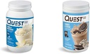 Quest Vanilla Milkshake 24g Protein 3 Pound and Cookies & Cream 20g Protein 1.6 Pound Protein Pulver