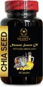Chia Seeds Extract - CHIA Seed - Energy Booster, Antioxidans Vitamins Supplements, Chia Seeds Omega 3 und Fiber, chia Seeds superfood salvia hispanica - 1 Flasche 60 Softgels