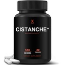 Humanx Cistanche+ 550MG (Cistanche Tubulosa Extract Powder for Men) USA Made - Easy to Swallow Capsules - Leistungsstarke Ergänzung zur sportlichen Leistung, Kraft und Vitalität