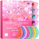 Unter Augenaufnäher (24 Paare) - Augen-Gel-Pads für Falten, Puffy Eyes, Dark Circles, Eye Bags, Natural Collagen Eye Gels Pads, Under Eye Mask Patches for Refreshing, Revitalizing
