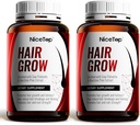Haarwachstumsergänzung, Haarpflege Unterstützung für Stärke, Stärke Wachstum, mit Biotin, Vitamin A, C, E, Zink, Kapseln (2)