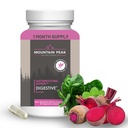 Mountain Peak Nutritionals Verdauungsenzyme & Probiotika für Gut Health & Bloating Relief - Advanced Digestion Supplement w/ 12-Strain Probiotic Blend & Betaine HCl (90 Vegetarische Kapseln)