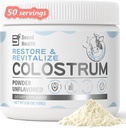 Colostrum Supplement Pulver für Menschen - Bio-Brand Colostrum Supplement für Gut Gesundheit, Haarwachstum, Schönheit und Immununterstützung - Entflammt (50 Servierungen)