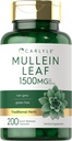 Carlyle Mullein Blatt Extrakt 1500mg | 200 Kapseln | Verbascum Thapsus | Non-GMO, Glutenfreie Ergänzung