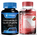 WELLNESS LABSRX Magnesium Glycinat Kapseln 750mg - Magnesium Glycinat Gummie 1000mg