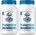 (2 Pack) ProNervium - ProNervium Advanced Nerve Health Supplement, ProNervium Nerve Support Diätpillen, All-Natural Formel für dynamischen Lebensstil, Pro Nervium Pastillas Bewertungen (120 Kapseln)