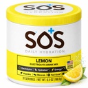 SOS Hydration Elektrolyt-Pulver-Getränkmischung | Bulk 31 Servierungen | – Niedriger Zucker | 15 Kalorien Keto-Friendly & Rapid Rehydrations Zitronengeschmack