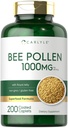 Carlyle Bee Pollen Supplement | 1000mg | 200 Caplets | mit Gelée Royale und Bee Propolis | für Männer und Frauen | Vegetarisch, Nicht-GVO, glutenfrei