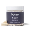 Beam Dream Sleep Capsules, L-Theanin, Apigenin, Reishi und Magnesium, Third Party Tested Natural Sleep Aid & Sleep Supplement for Deep Sleep, Relaxation and Recovery, Sleep Support, 30 Servings