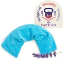 Warmies Hot-Pak, Microwavable Neck Wrap - Heizung & Cooling Plüsch Pad für beruhigende Entspannung - gewichtete &amp; beheizte Halswärmer mit gescented Lavender - Mikrowellen-Heizkissen für Aches & Schmerz - Blau