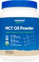 Nutricost Organic MCT Oil Powder 1 LB - Certified USDA Organic, Great for Keto, Ketosis and Ketogenic Diets - Zero Net Carbs (Medium Chain Triglycerid)