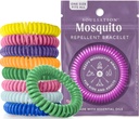 15 Pack Moskito Repellent Armbänder, DEET-Free für Kinder & Erwachsene, Individuell Wrapped Bands