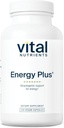 Vital Nährstoffe Energie Plus | Nicht-stimulatorische Kräuter-Energie-Unterstützung | Fördert Mental & Physical Stamina | Adaptogenic Unterstützung für Stress | Gluten, Dairy, Soy Free | Non-GMO | 120 Kapseln