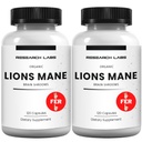 Forschungslabors Bio Lions Mane Supplement Kapseln, 2 Fer 1 Ad - 240 Kapseln w/Patent LitropaneTM Immunsystem Booster Nootropic Brain Unterstützung Pilzergänzung. 10X Extrakt vergleichbar 18000mg