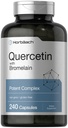Horbäach Quercetin avec supplément de bromelain (complément de 240 capsules)