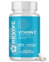 Revive MD Vitamin C Kapseln, 1000mg - Hochfeste VIT C Ascorbinsäure Nahrungsergänzungsmittel für Immununterstützung & Antioxidans Gesundheit - keine Füllstoffe & Nicht-GMO (200 vegetarische Kapseln, 30 Portionen)