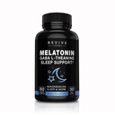 Melatonin, GABA, L-Theanin - nur für gewöhnliche Schlaflosigkeit - 60 Veggies Kapseln - Inklusive Magnesium, 5-HTP, Phellodendron Root Powder & Mucuna Pruriens