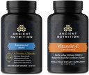 Antike Ernährung Multi Immunkapseln, 90 Zähler + Vitamin C + Probiotika Kapseln, 60 Zähler