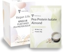 TRYALL Pflanzenbasierte Pea-Protein-Pulver-Isolat (20g Protein) Reisebeutel ( Mandelmilch, 10 Packungen)