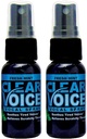 Klare Stimme Oral Throat Spray Singen Leichtigkeit beruhigende Dampener Moisturizer Relief Vocal Eze Reducer Booster Behandlung, Made in USA, Frische Mint Flavor (2 Pack)