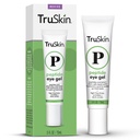 TruSkin Peptide Eye Gel – Verbessern Sie Blick auf dunkle Kreise & Linien für heller aussehende Augenpartie – Unter Augenpflege mit Peptiden, Pflanzen-Stammzellen, Hyaluronsäure – Aufwachen müde Augen, 0.5 fl oz