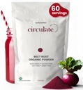Organic Beet Root Powder - California Grown, 100% USDA Certified Organic - Nitric Oxide Boost, Vegan Superfood für Herzgesundheit Männer & Frauen, Blutdruck & Energie, Non-GMO (60 Portionen)