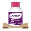 MiraLAX Laxative Powder, Gentle Constipation Relief für Erwachsene, Hocker Softener mit PEG 3350, Nonstimulant Laxative, No Harsh Side Effects, Includes Stirrer, 14 Dose