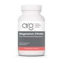 Allergy Research Group Magnesium Citrate Nahrungsergänzung - Knochen & Stress Unterstützung, gut absorbiert, Allergiker, Vegetarische Kapseln - 90 Zähler