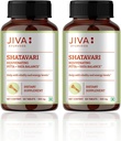 JIVA Shatavari Tablets 500mg | Ayurvedische Ergänzung für Männer & Frauen - 120 Tabletten (Pack von 2)