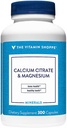 Citrato di calcio e magnesio (300 capsule) di The Vitamin Shoppe