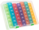 e-Pill 7 Mal pro Tag x 7 Tage Klare wöchentliche Pille Organizer, Vitamin und Medizin Pillbox (Rainbow)