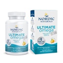 Nordic Naturals Ultimate Omega Xtra, Lemon Flavor - 60 Soft Gels - 1480 mg Omega-3 + 1000 IE Vitamin D3 - EPA & DHA - Gehirn, Herz & Immune Health - 30 Portionen