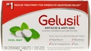 Gelusil Antacid & Anti Gas Tabletten für Sodbrennen Relief, Säure Reflux, Bloating und Gas, Cool Mint - 100ct Blister Pack (Pack von 2)