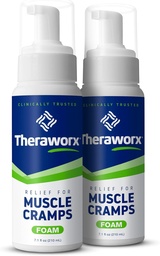 Theraworx Relief für Muskelkrämpfe Schaum Fast-Acting Muscle Spasm, Leg Soreness mit Magnesiumsulfat - 7.1 oz - 2 Count