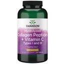 Swanson hydrolysierte Collagen Peptide + Vitamin C Typen I und Iii 1000 mg 250 Tabs