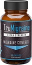 TruMigraine Relief & Prevention | Alle natürlichen Migraine Ergänzungen für Kopfschmerzen Relief | Zutaten: Riboflavin, Feverfew, Paraben Free Butterbur, & Ginkgo Biloba | 60 Veggie Kapseln,