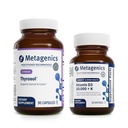 Metagenics Bundle - Thyrosol & D3 10.000 + K - 90 Graf von Thyrosol für Schilddrüsengesundheit - 60 Softgele von D3 10.000 + K für Immununterstützung, Knochengesundheit und Herzgesundheit