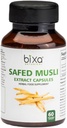 bixa BOTANICAL Safed Musli Kapseln für Männer | Sicherer Musli Extrakt | Ayurvedic Natürliche Kräuterergänzung | 100% rein, Glutenfrei, Non-GMO, Dampf sterilisiert | 140+ Jahre Kräutererbe, 60 Zähler