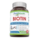 Pure Naturals Biotin 10.000 Mcg, 100 Capsules- Unterstützt gesunde Haut und Haare – Fördert allgemeine gute Gesundheit